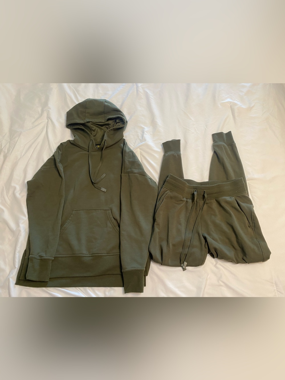 Women’s Olive Green Hoodie & Jogger Set